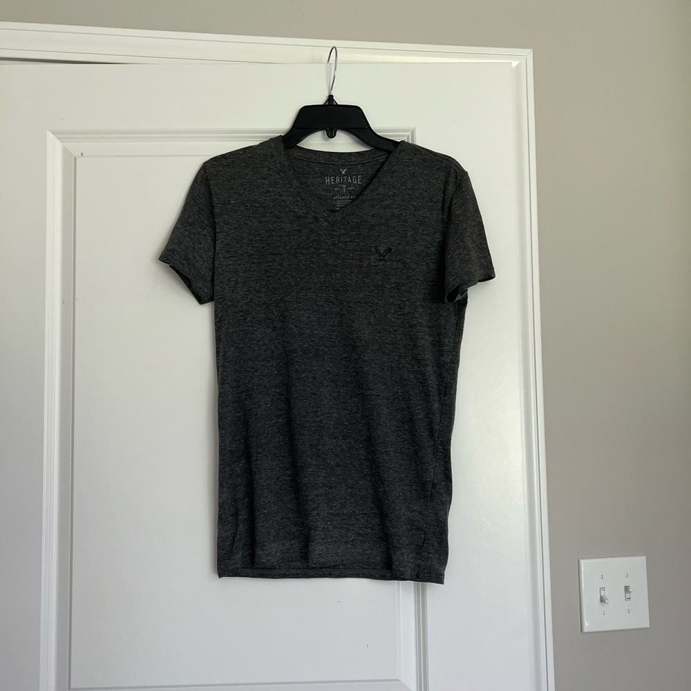 American Eagle Mens Gray Short Sleeve Tee